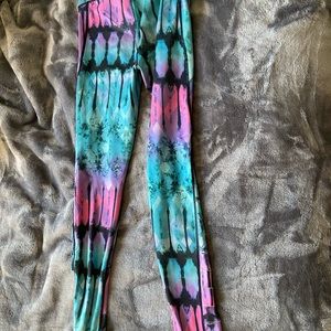 multi colored leggings
